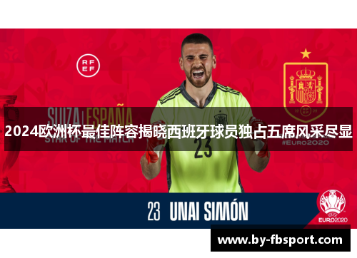 2024欧洲杯最佳阵容揭晓西班牙球员独占五席风采尽显